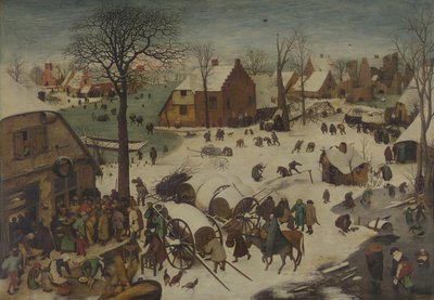 Il censimento a Betlemme da Pieter Bruegel the Elder